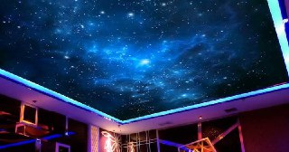 Натяжной потолок звездное небо Прохладный, цена от 5503 руб.